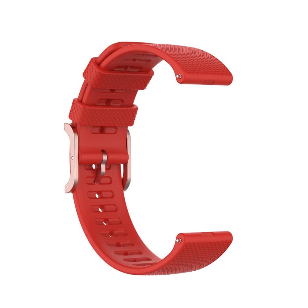  Silikonarmband Röd för Smartwatch 20mm Universal modell