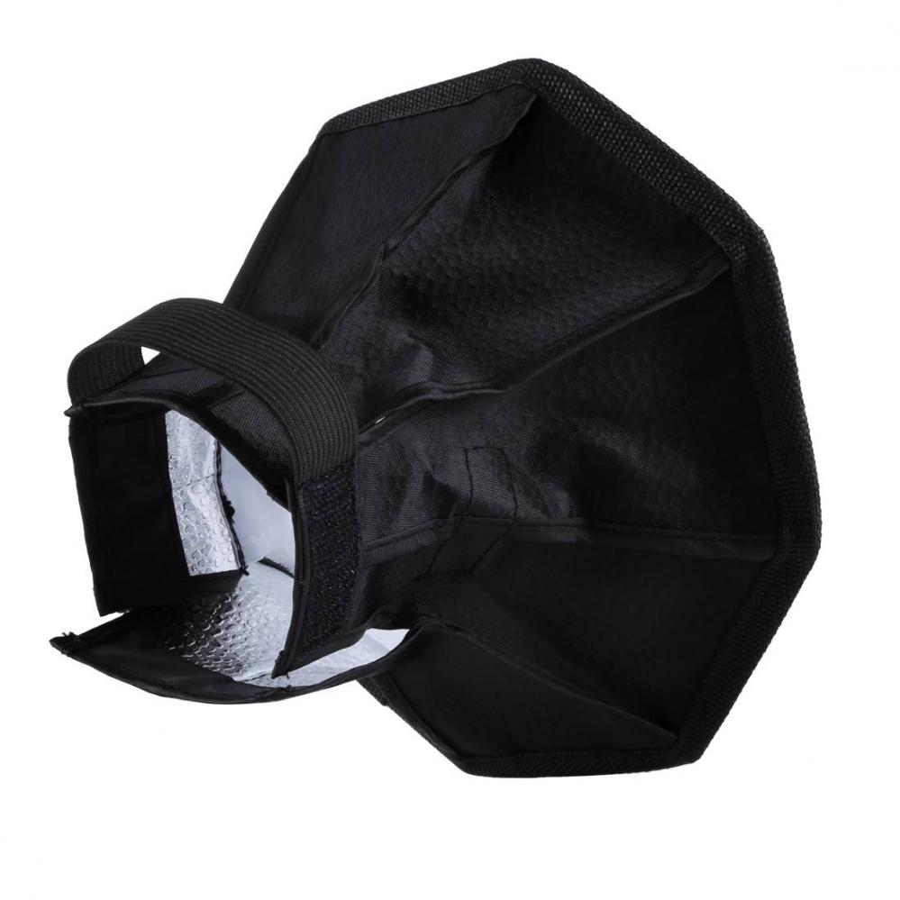 Puluz 20cm Vikbar octangle softbox för Speedlight