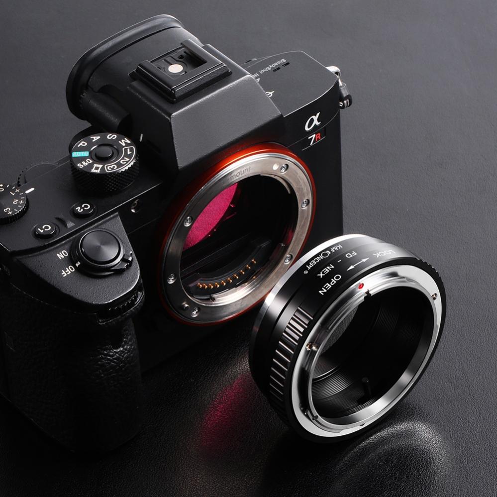 K&F Objektivadapter till Canon FD objektiv för Sony E kamerahus