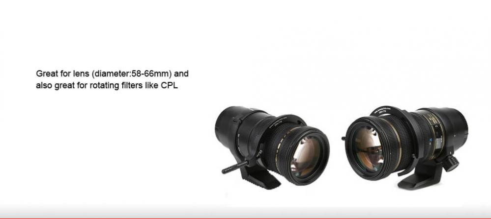  Sunwayfoto DRH-60 Fokuseringshandtag för objektiv 58-66mm