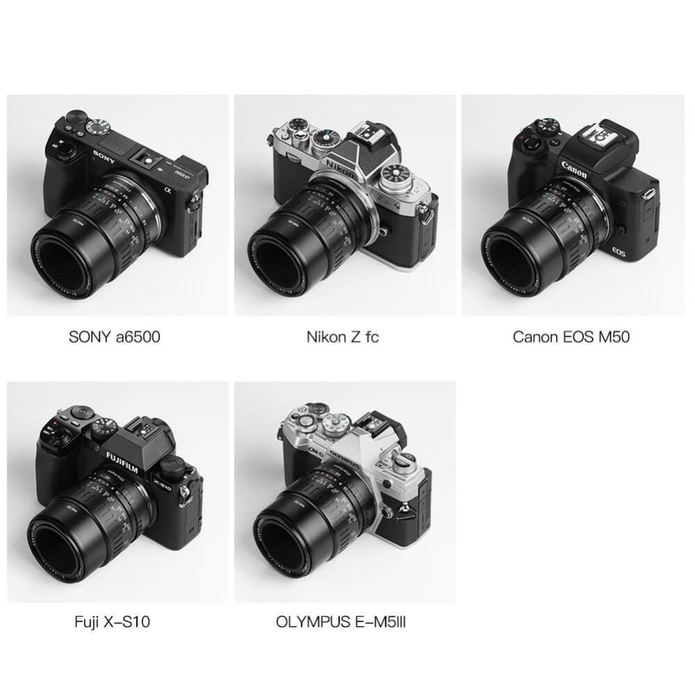  TTartisan 40mm f/2.8 Makroobjektiv APS-C för Canon EOS R