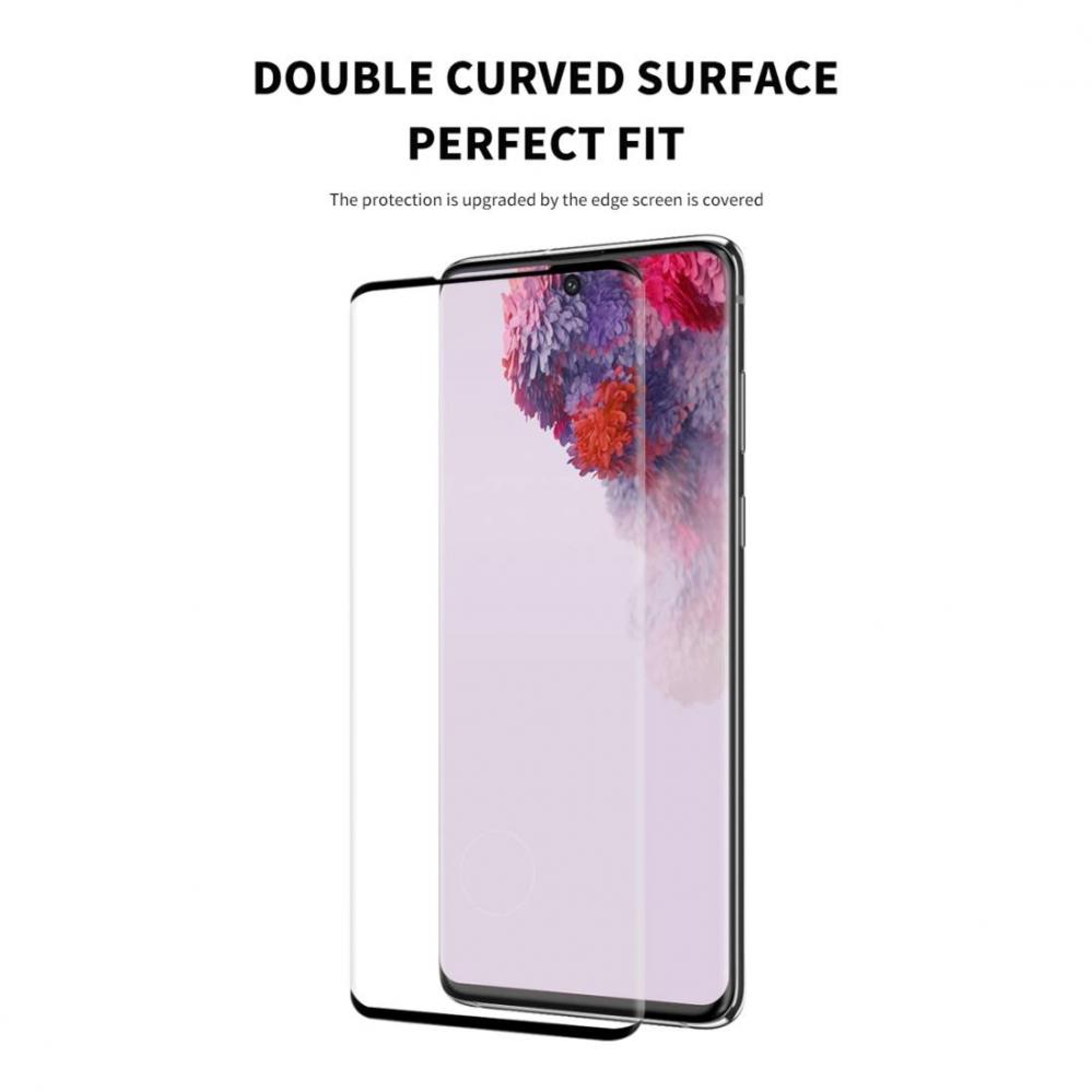 Skärmskydd heltäckande för Galaxy S20 Ultra av härdat glas