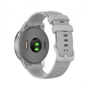  Silikonarmband Vit för 18mm Watch Garmin Vivoactive 4S