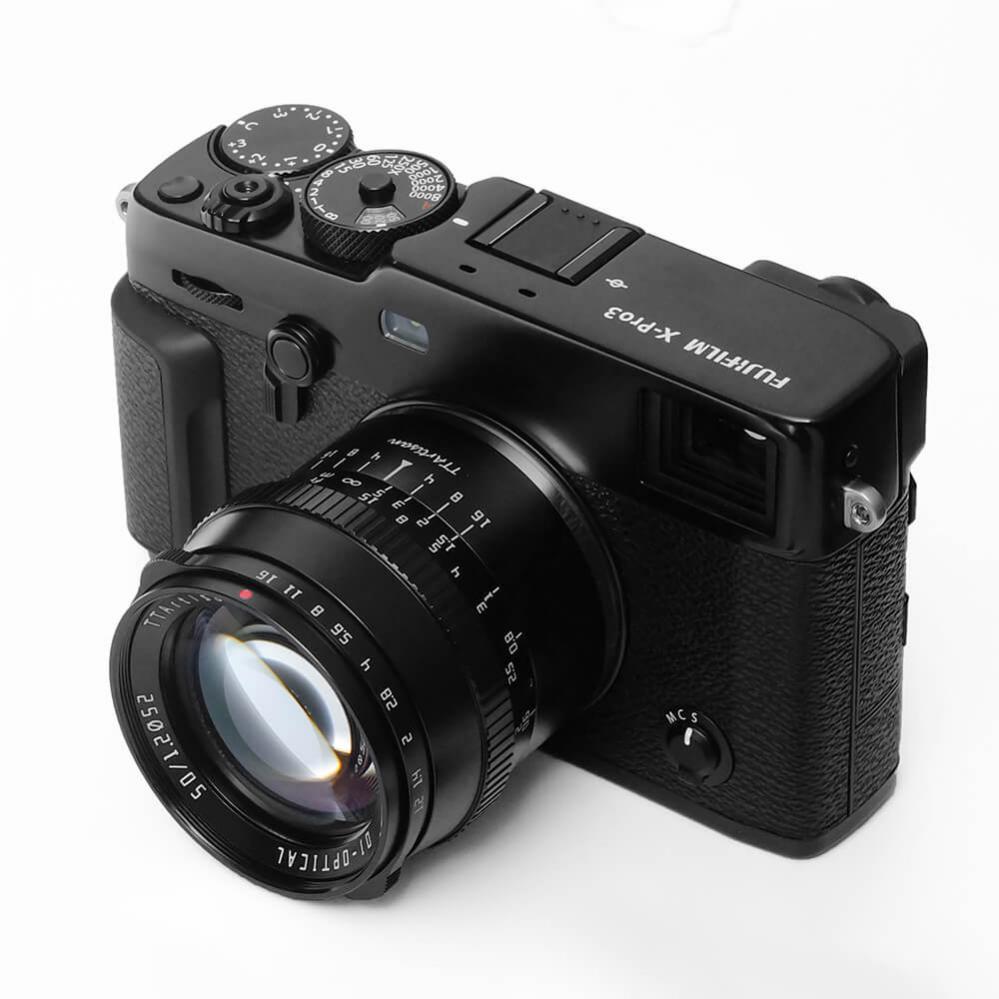 TTartisan 50mm f/1.2 Objektiv APS-C för Fujifilm X