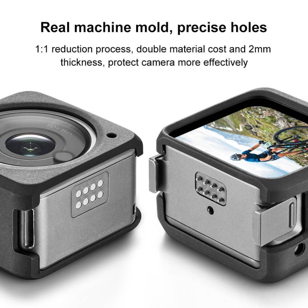 Puluz Silikonskyddsfodral delad modell för DJI Osmo Action 2