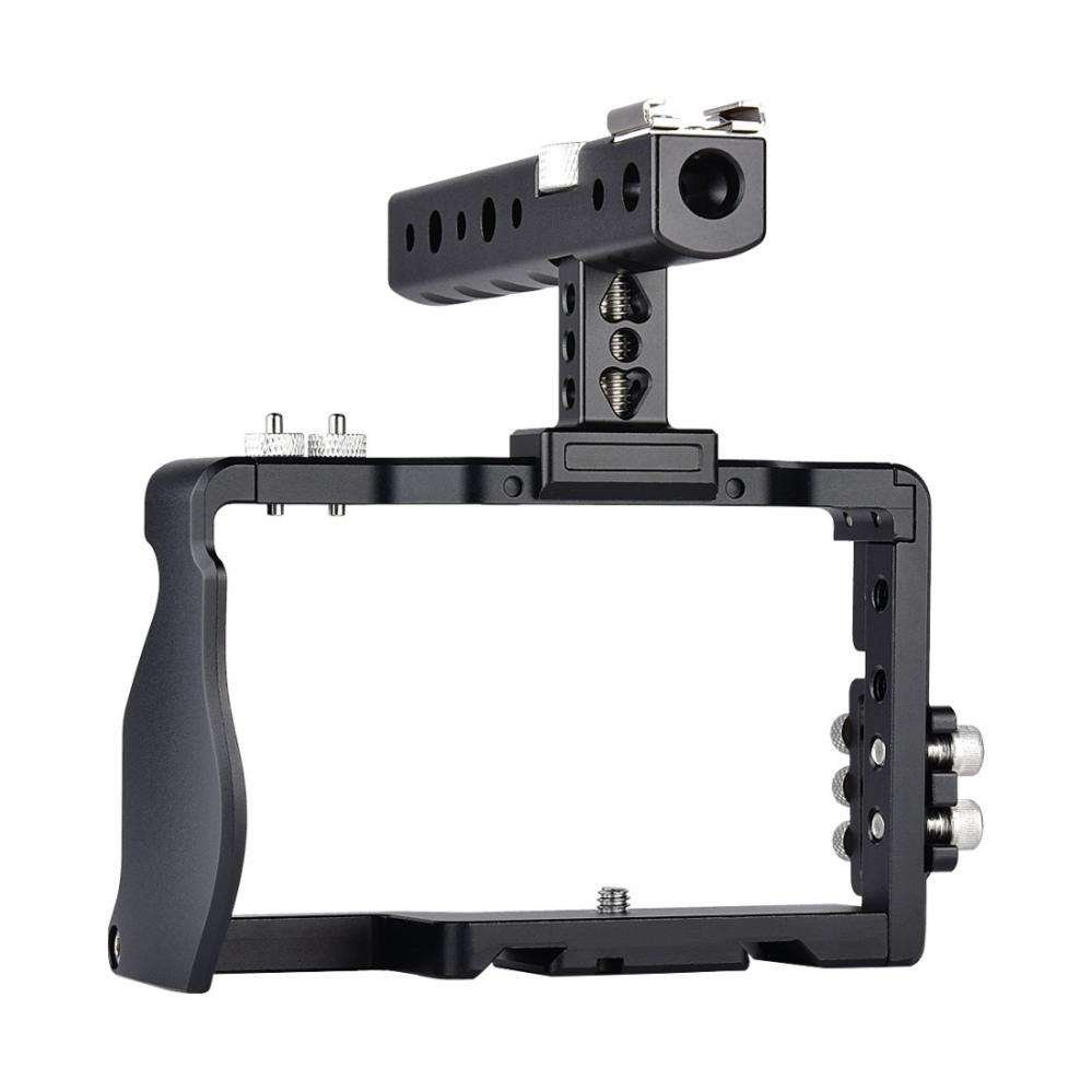 Yelangu C6 Videokamerabur Cage för Sony A6000 A6300 A6400 A6500