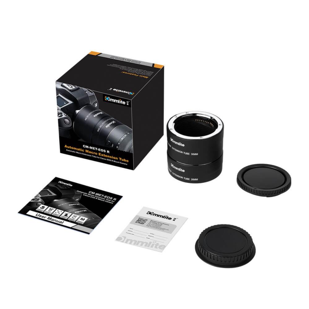 Commlite Mellanringar 26mm & 36mm elektronisk för Canon EOS R