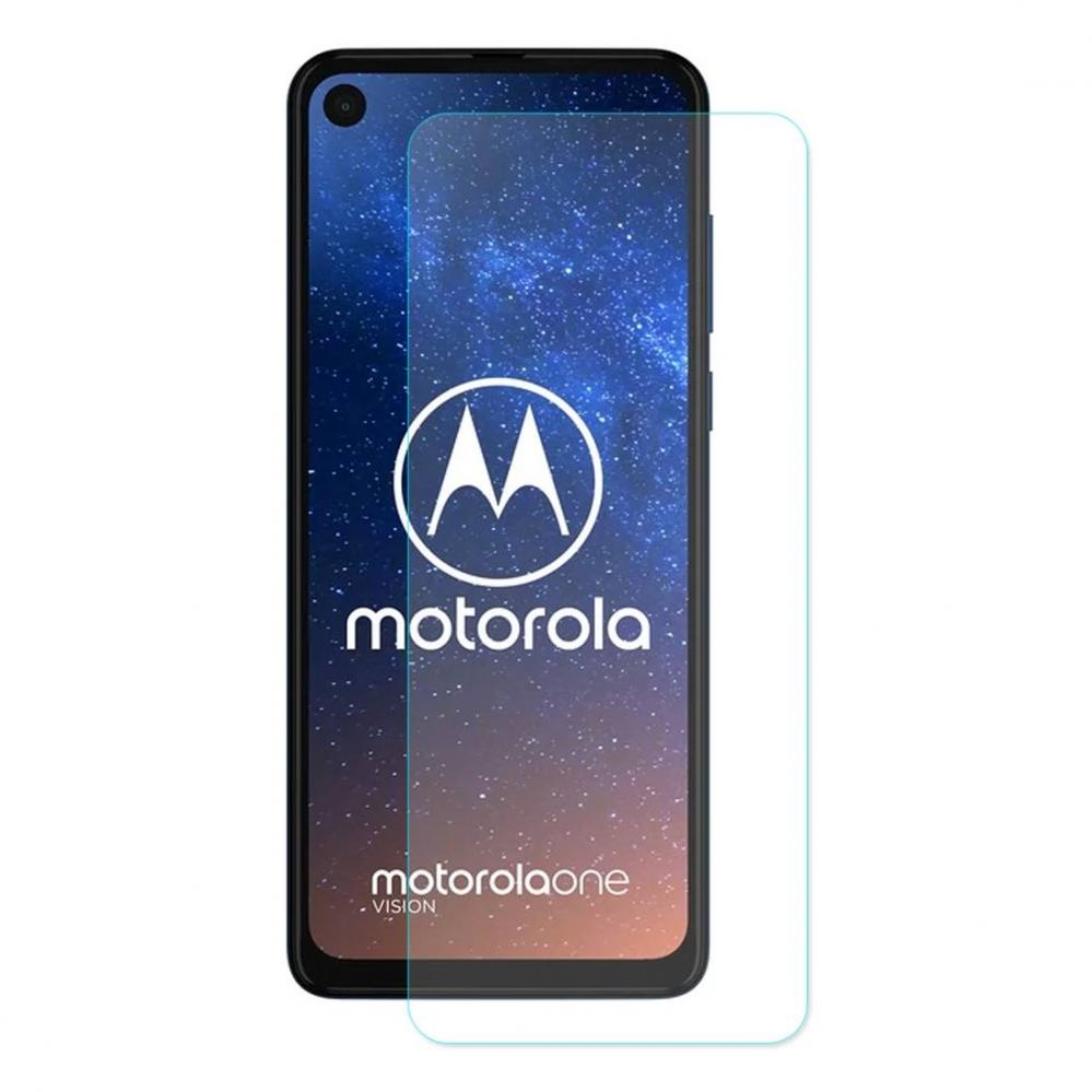  Skrmskydd fr Motorola Moto One Vision av hrdat glas