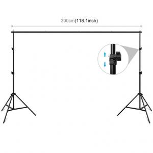  Puluz Bakgrundsstativset 2x3 meter för fotostudion