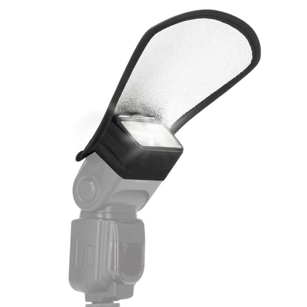  Reflektor Vit/Silver för Speedlight 20x18.5cm