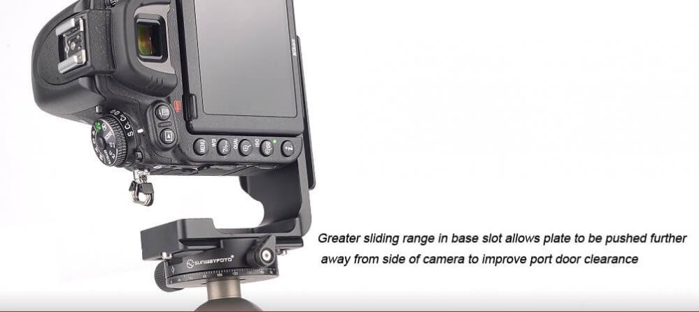 Sunwayfoto L-Bracket för Nikon D750