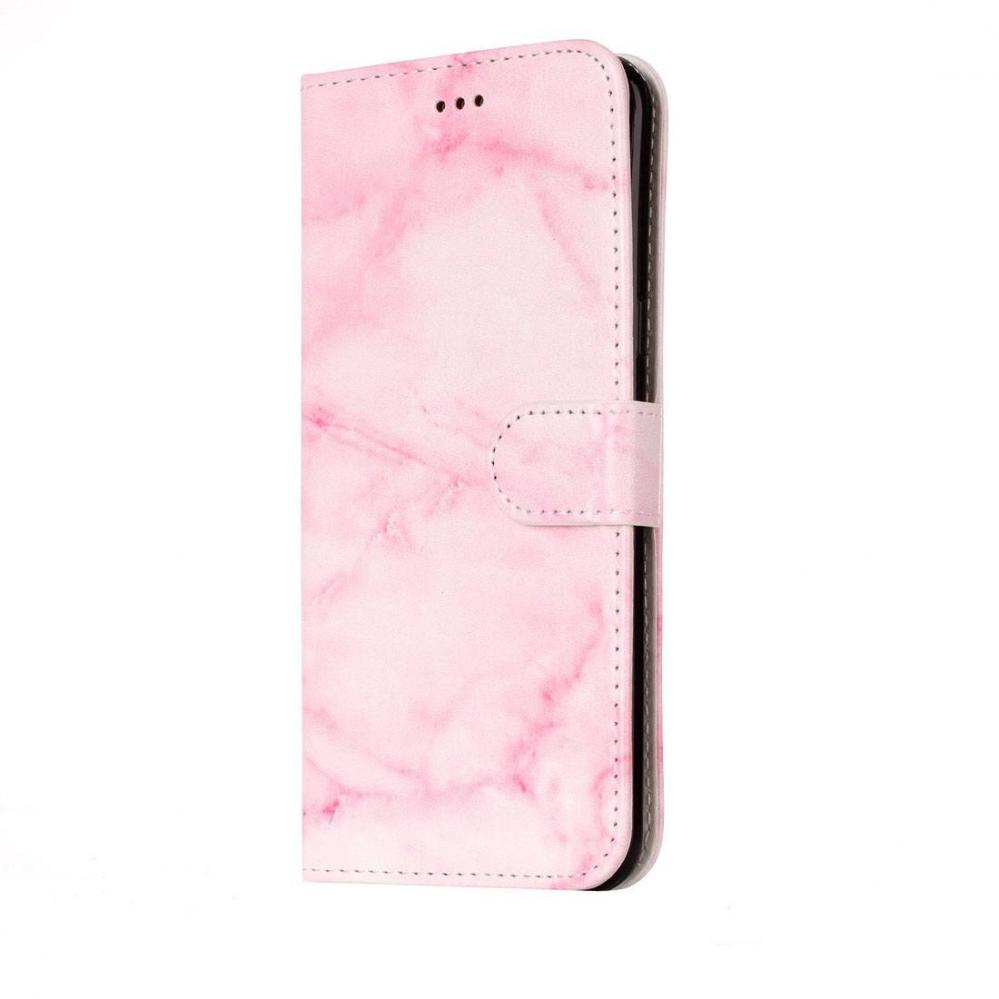  Plånboksfodral för Huawei P10 - Rosa marmor