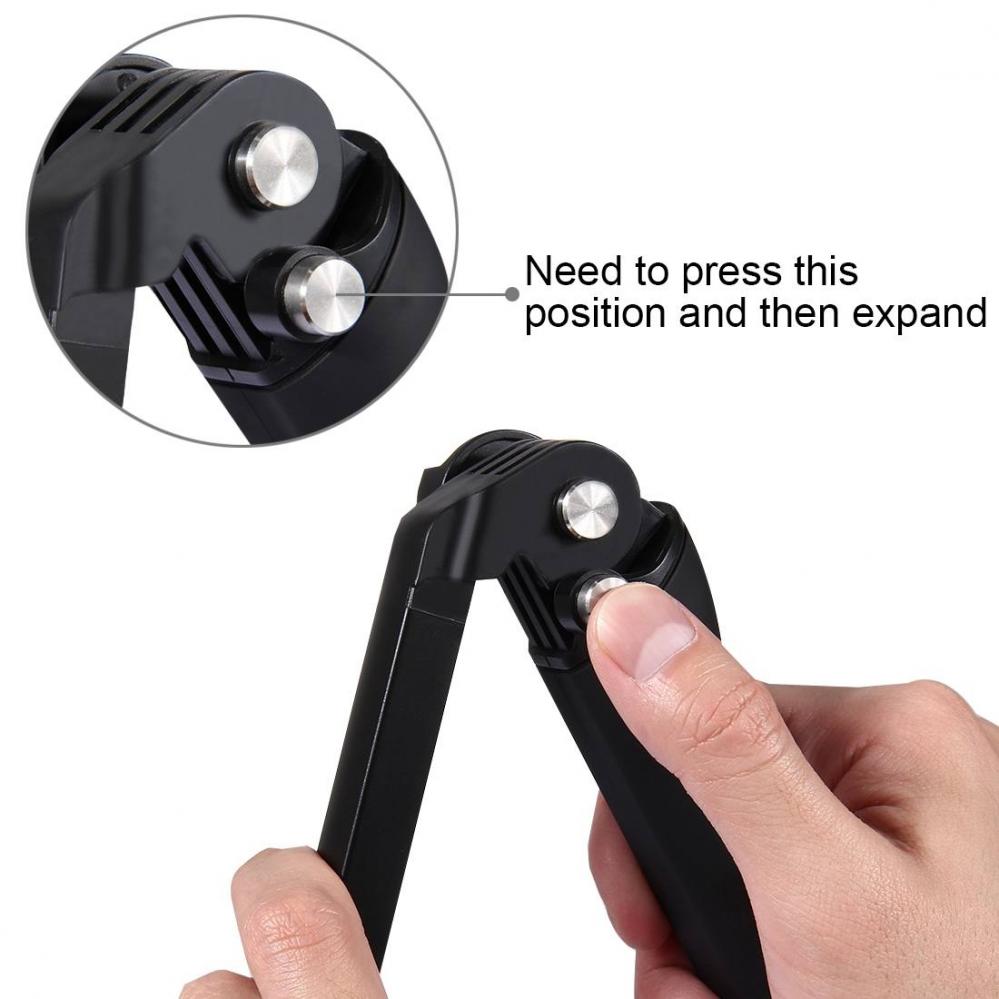 Puluz Multifunktionell Selfiepinne för GoPro Hero9 Black /8 /7 /6 /5 /4 /3+ /3