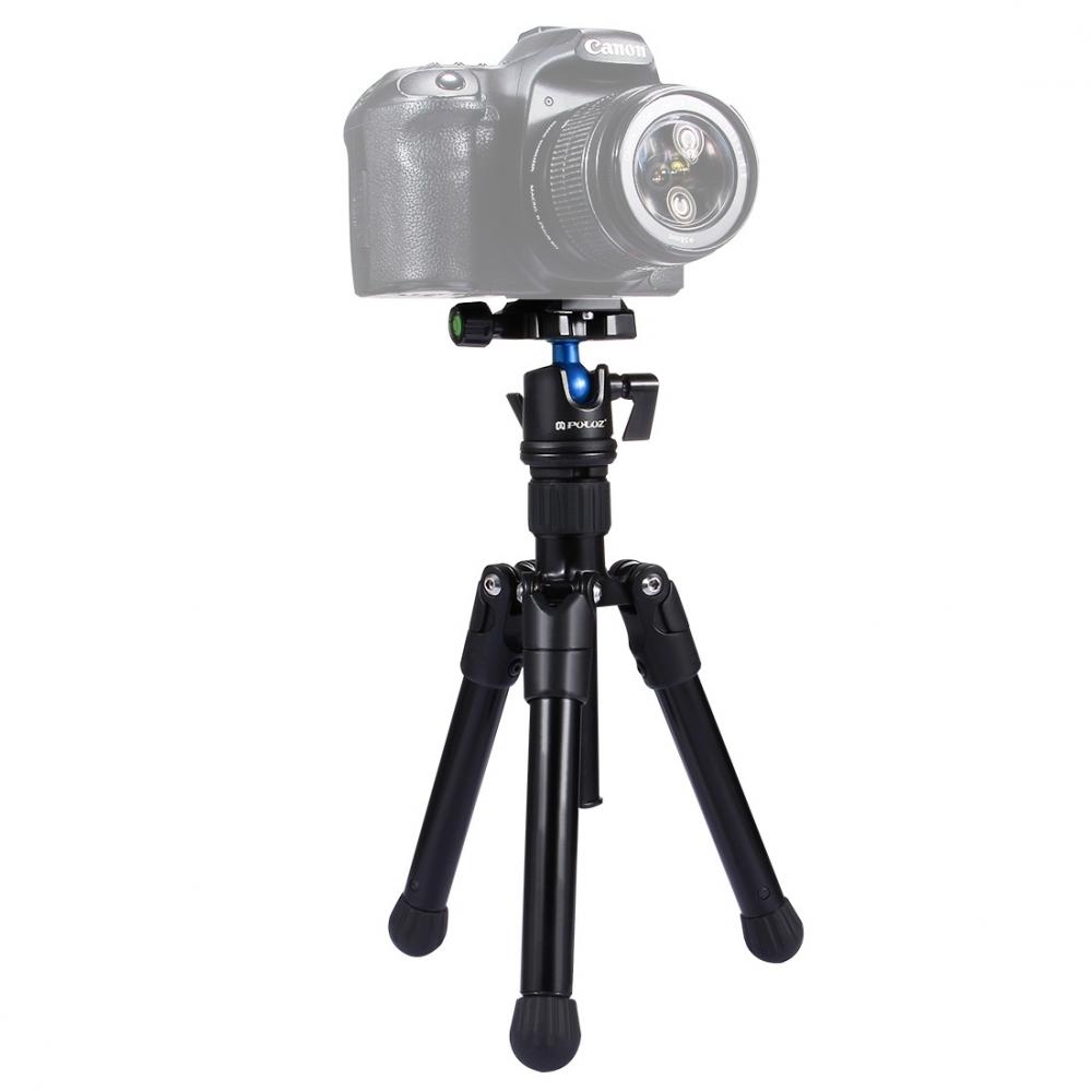 Puluz Ministativ med kulled justerbar höjd 24.5-57cm