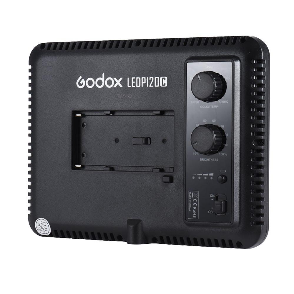  Godox LEDP120C Ultratunt kontinuerligt videoljus 17.5x13cm