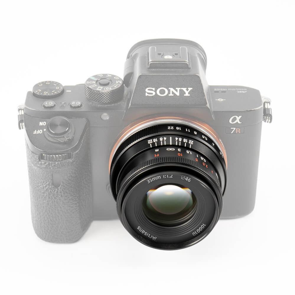  7Artisans 35mm f/1.2 Mark II objektiv APS-C fr Sony E