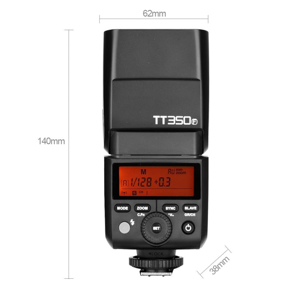  Godox TT350F Mini Thinklite TTL Speedlight för Fujifilm