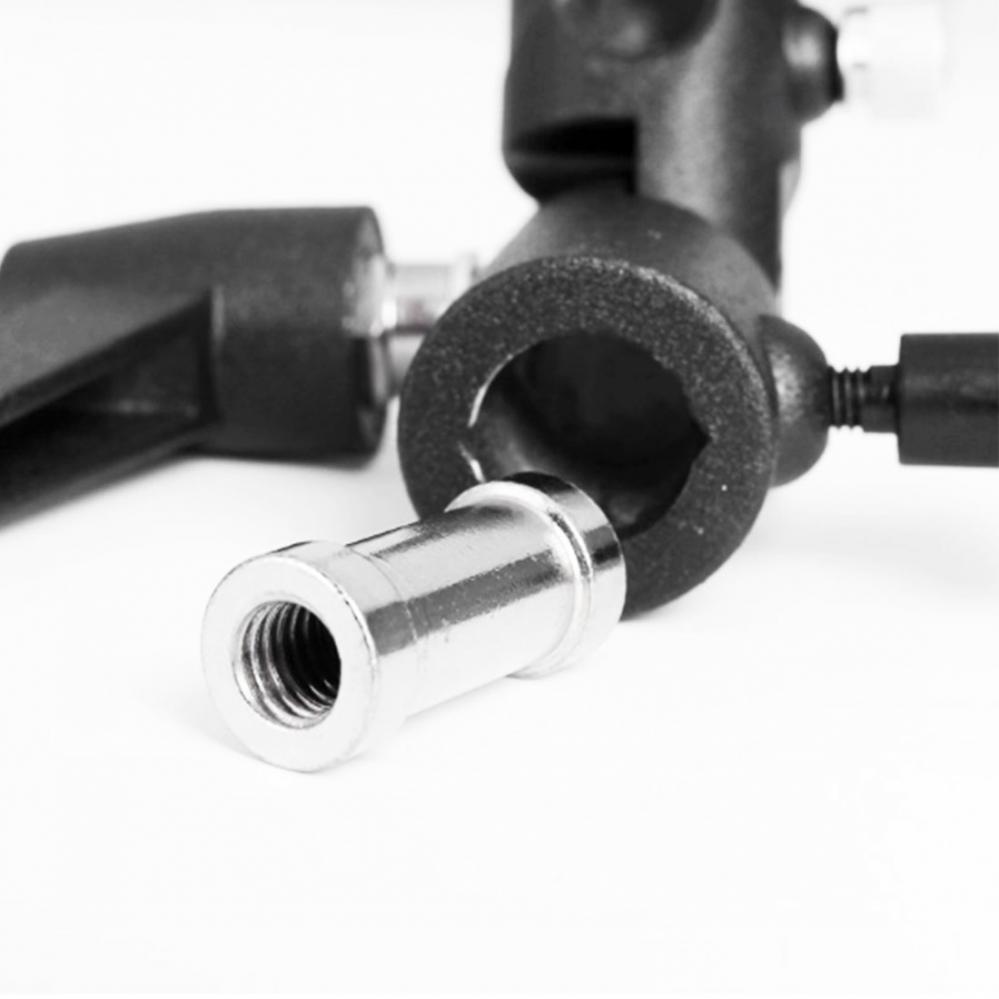 Ledbar Paraplyhållare metall med 2 stycken spigot