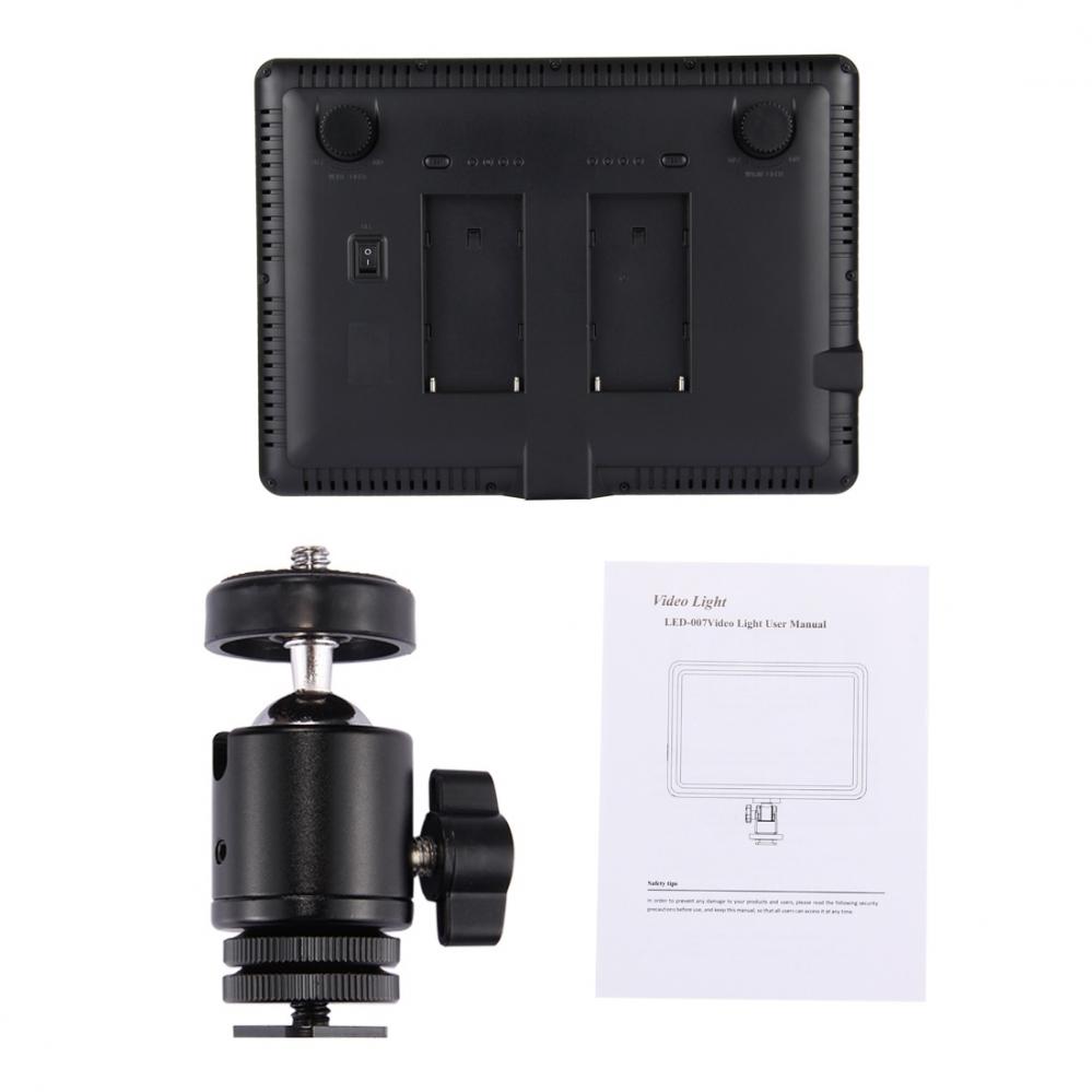 Puluz Videolampa med 152st lysdioder 24x17.5x2cm