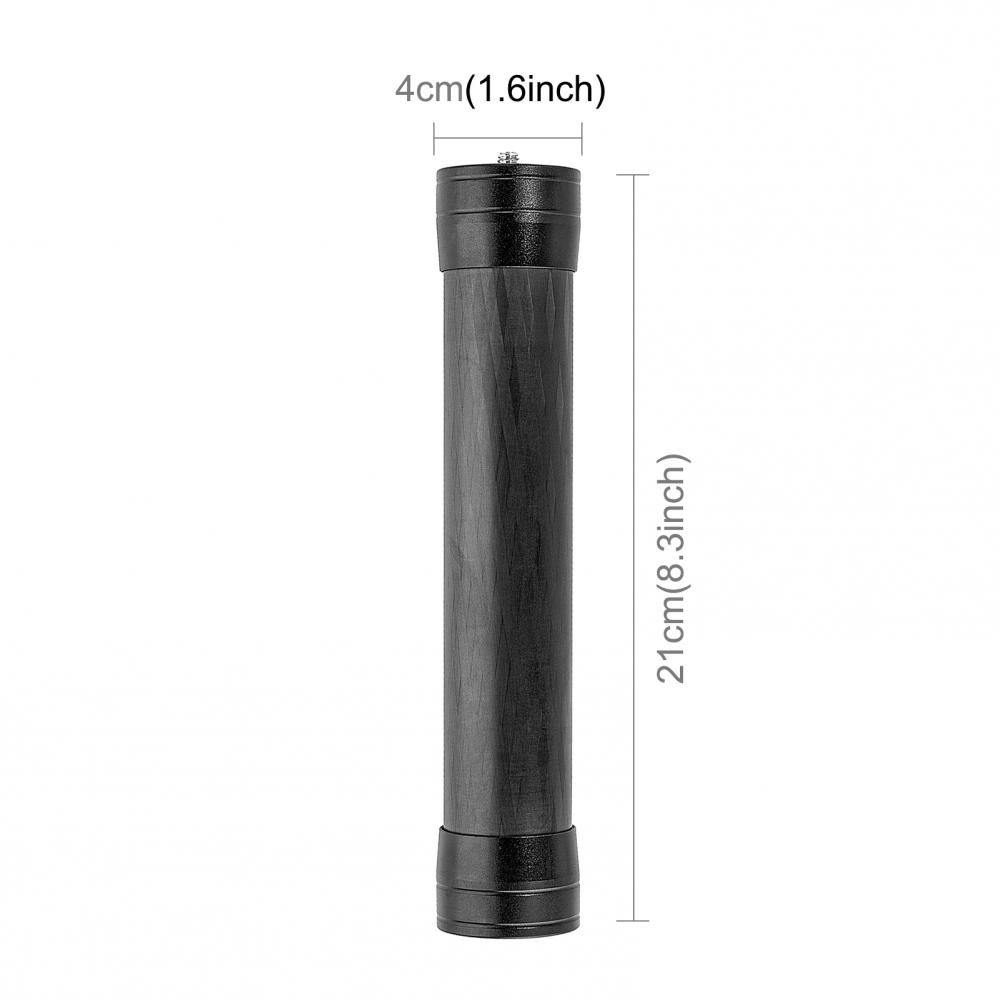 Puluz Stativförlängare 21cm av kolfiber för Gimbal och stativ