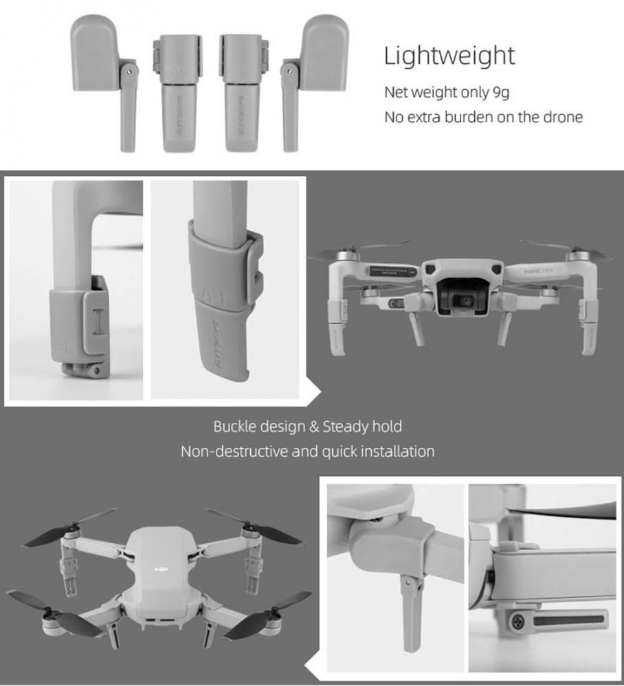 Sunnylife Landställsben för DJI Mini