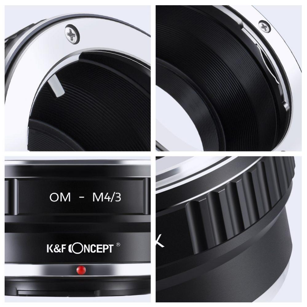  K&F Concept Objektivadapter till Olympus OM objektiv för Micro 4/3 kamerahus