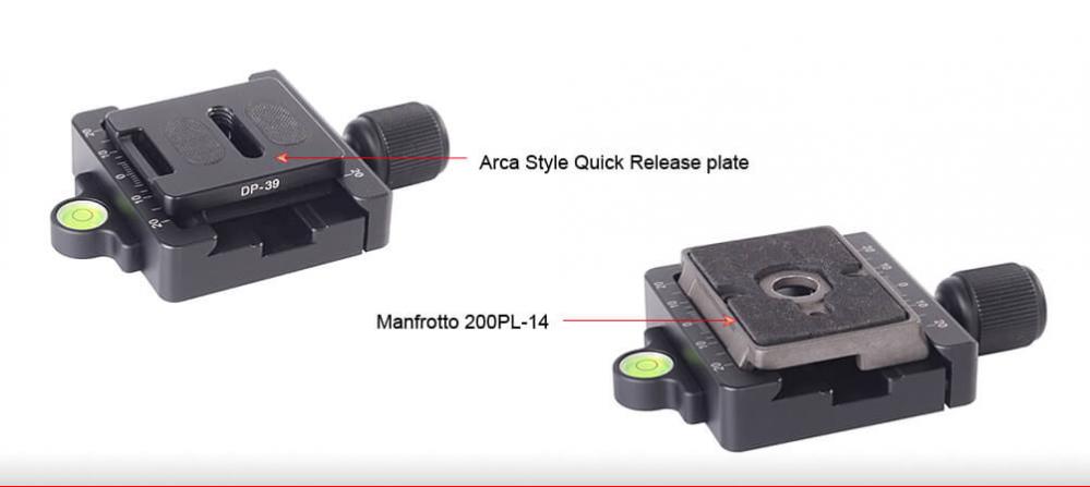 Sunwayfoto Mac-14T Fäste för Manfrotto & Arca Swiss plattor