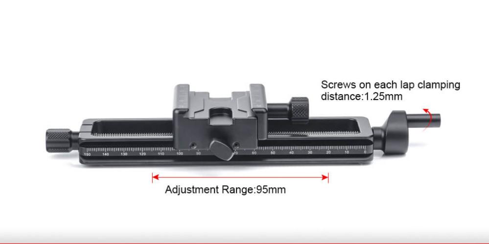 Sunwayfoto MFR-150S Makrosläde/fokuseringsskena med hög precision