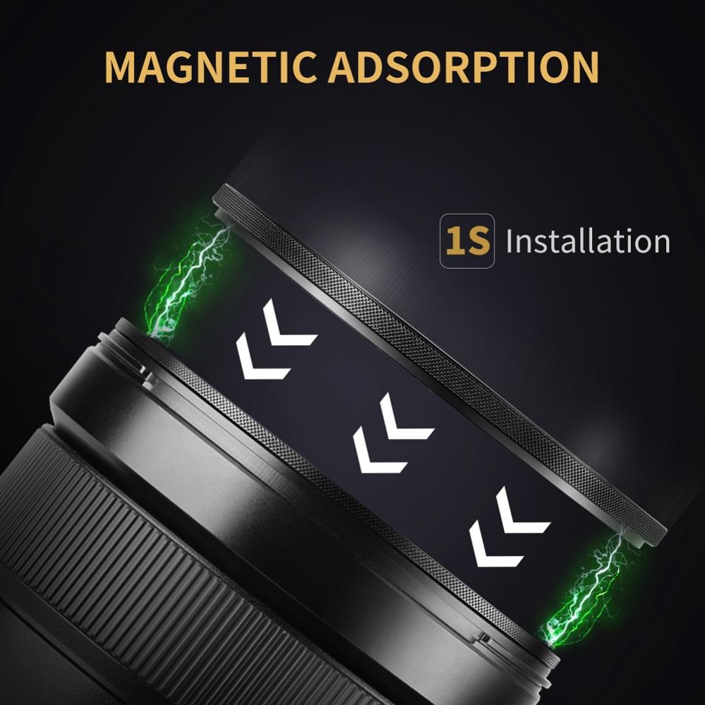 K&F Concept Magnetisk Filter-Kit ND1000 CPL UV & filterväska