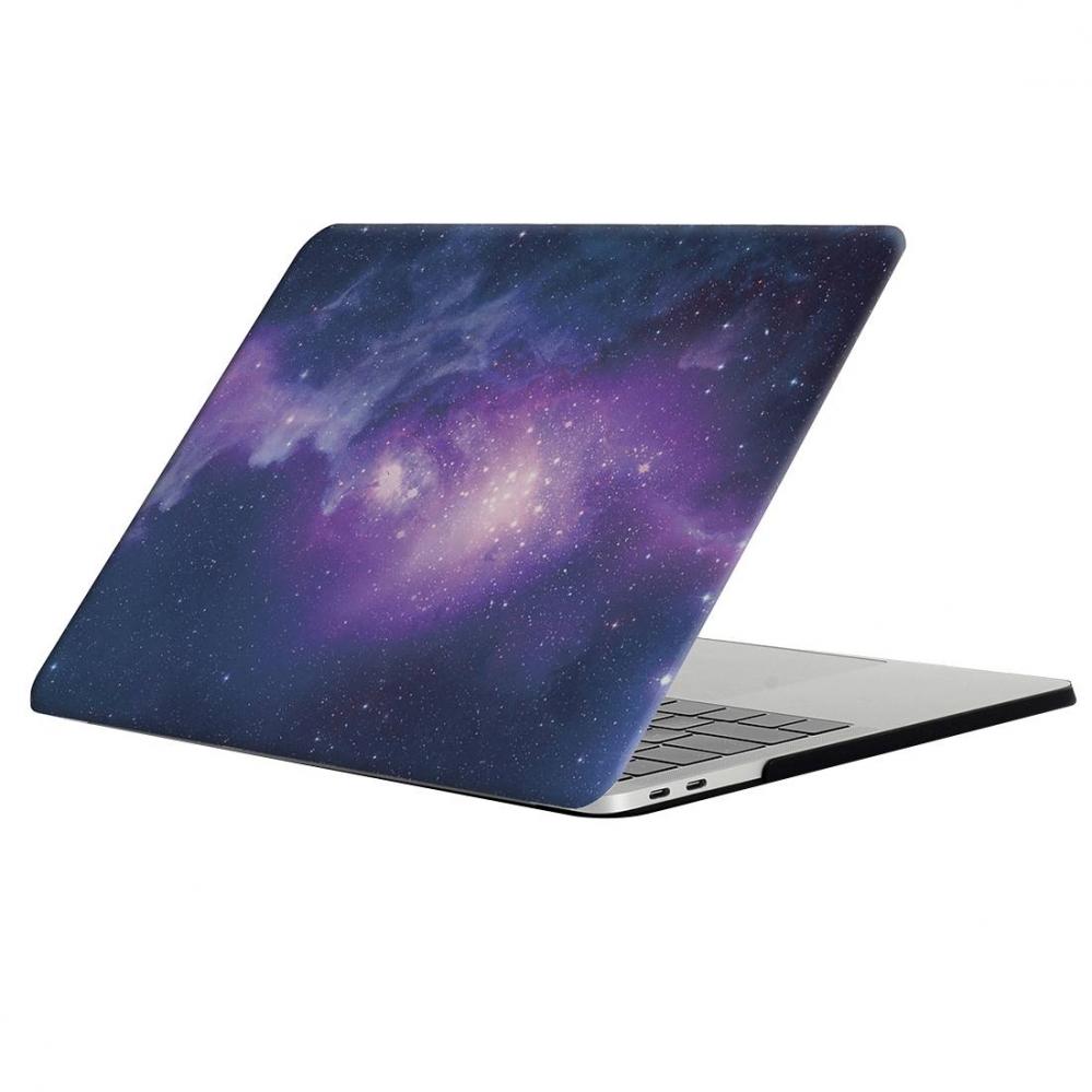  Skal fr New Macbook Pro 13.3-tum - Rymdmnster Lila & Bl (A1706/A1708)