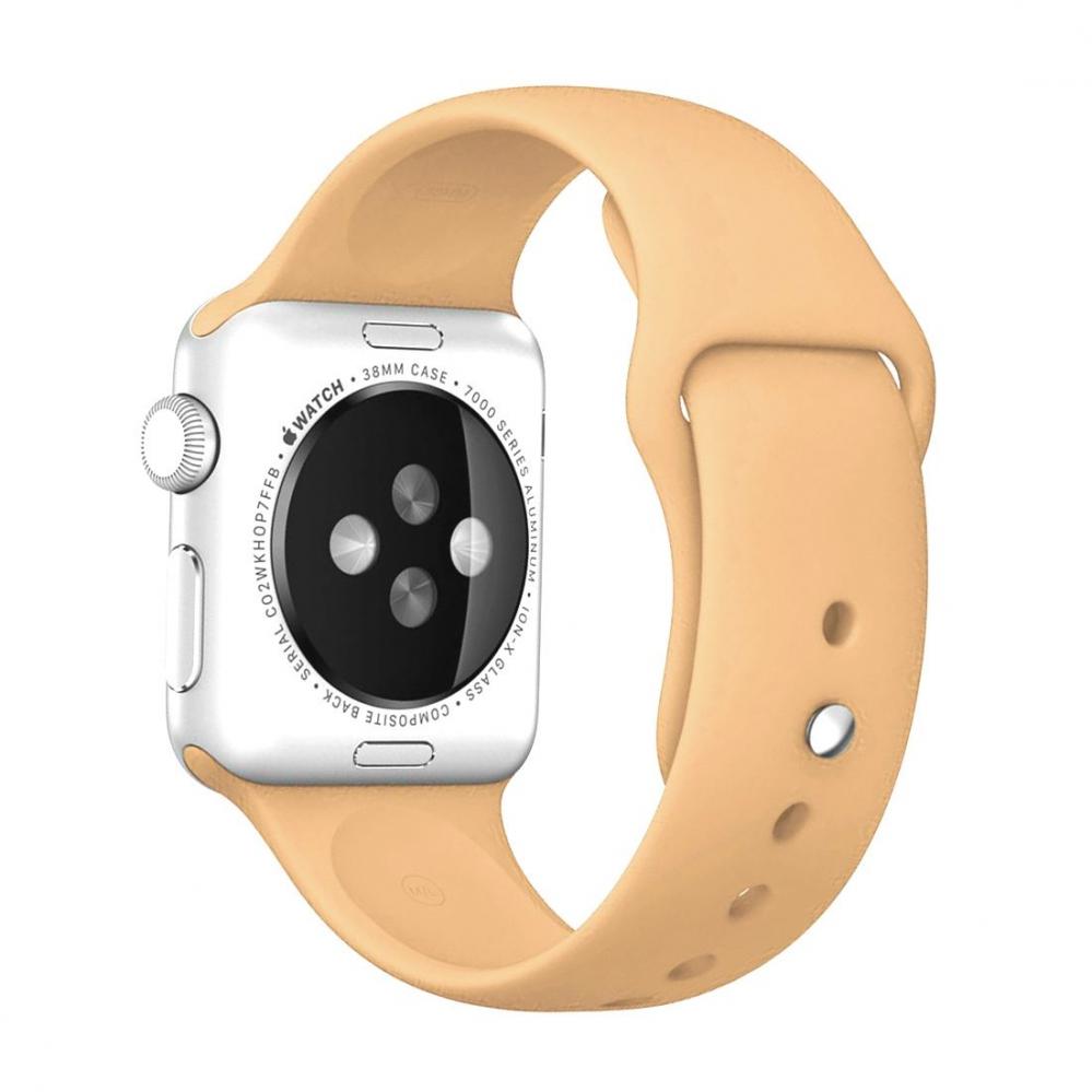  Armband fr Apple Watch 38/40/41mm silikon Beige