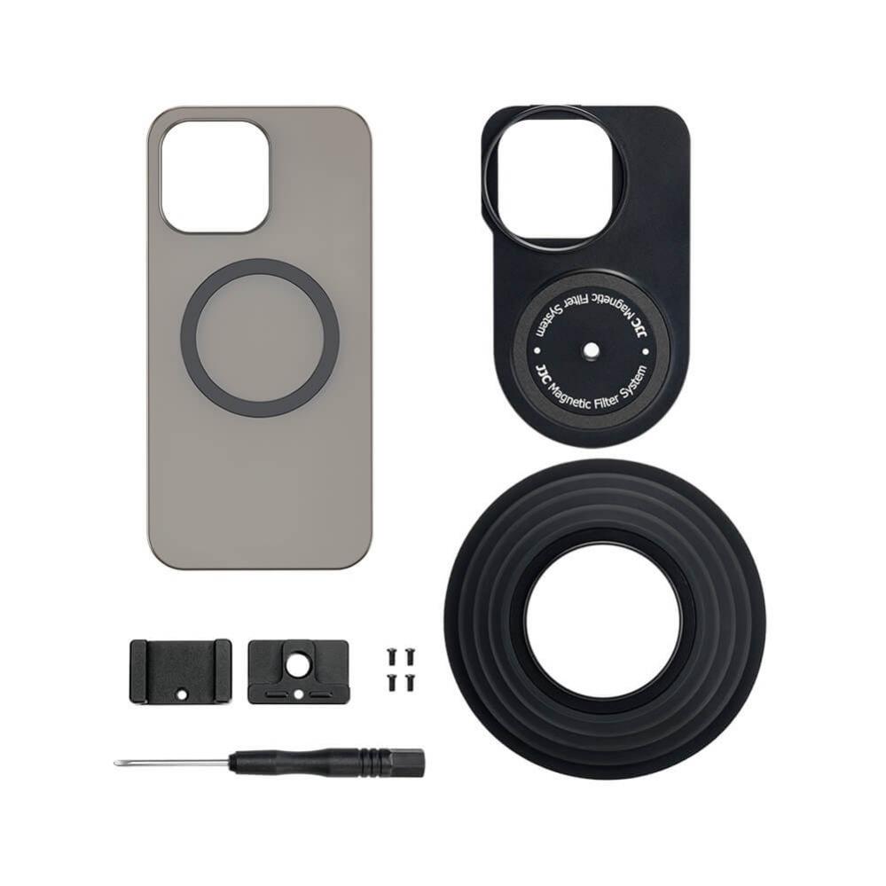  JJC Magnetiskt Filter- och Motljusskydds-Kit för iPhone 14 Pro