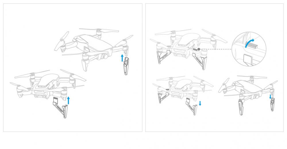  PGYTECH Landstllsben fr DJI Mavic Air