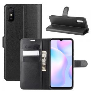  Plånboksfodral för Xiaomi Redmi 9A Svart