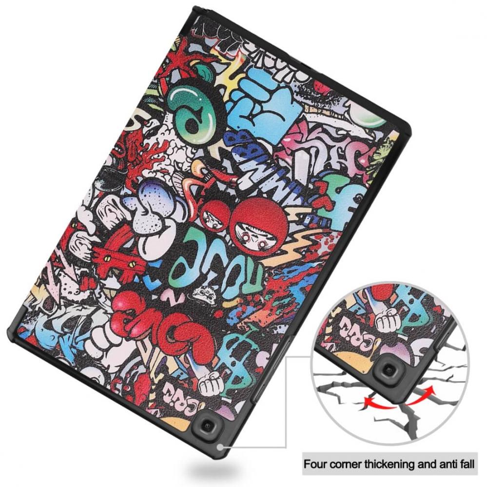  Fodral fr Samsung Galaxy Tab A7 10.4 2020 T500/T505 - Graffiti