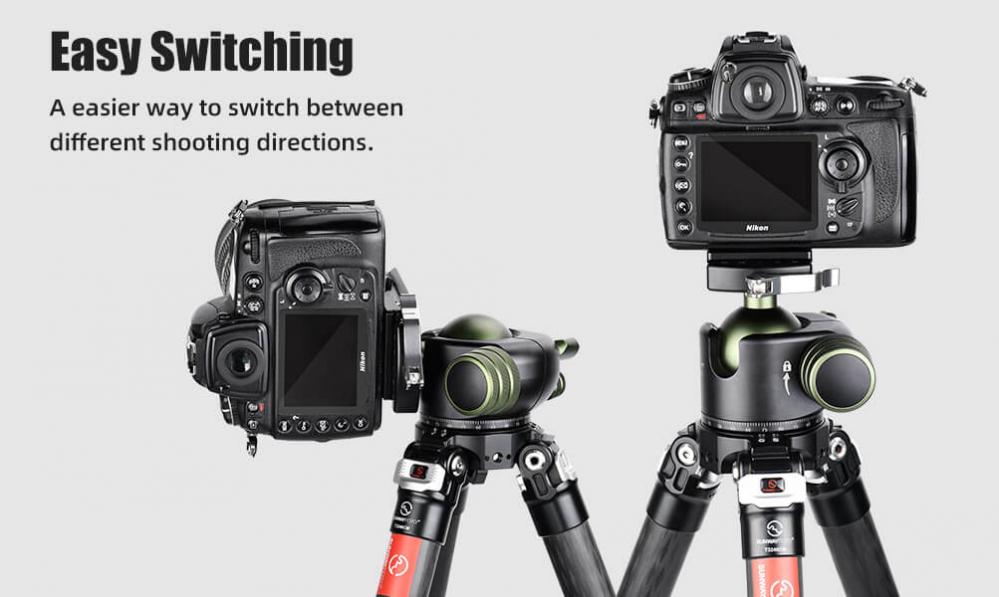 Sunwayfoto TH-55G Kulled lågprofil med hög belastning