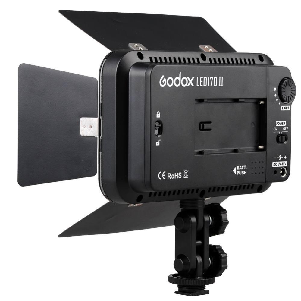  Godox Videobelysning 170x lysdioder med klaffar LED170II