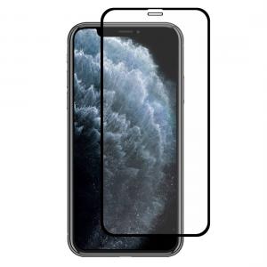  Skärmskydd med Svart ram för iPhone 11 Pro / X / XS av härdat glas