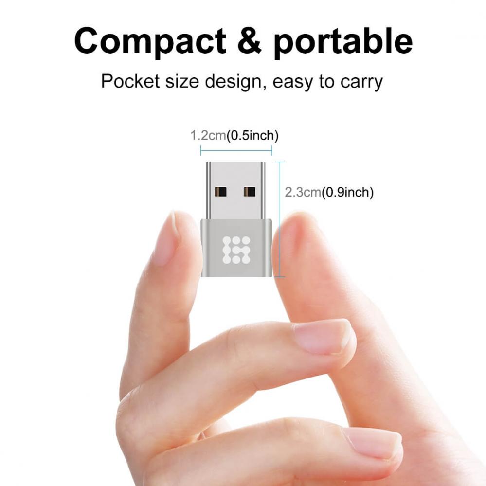 Haweel USB adapter till USB-C