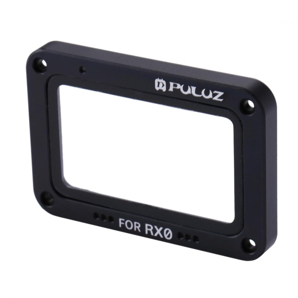 Svart Frontram och linsskydd för Sony RX0 - Puluz