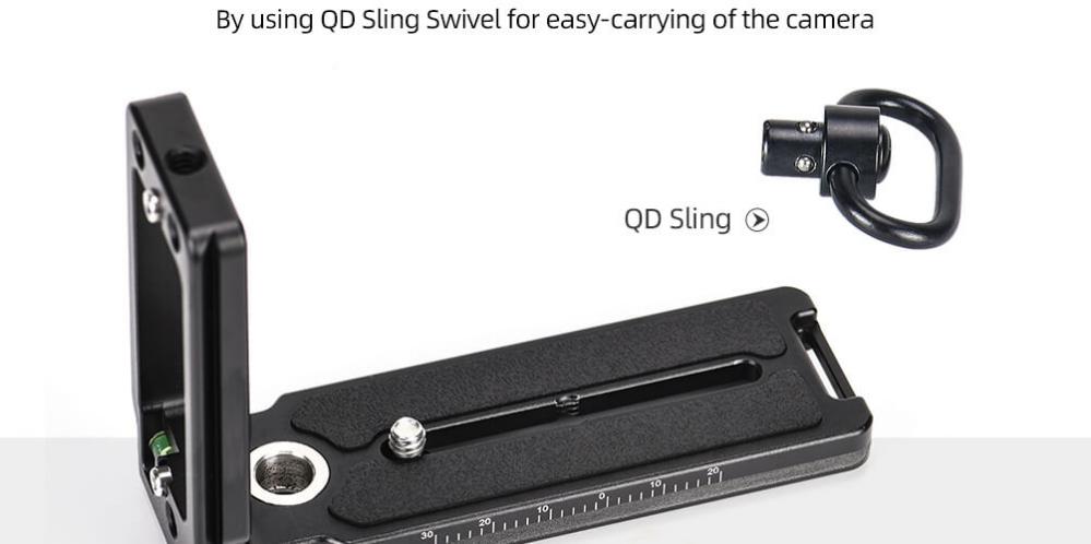  Sunwayfoto L-Bracket Universal med QD-uttag