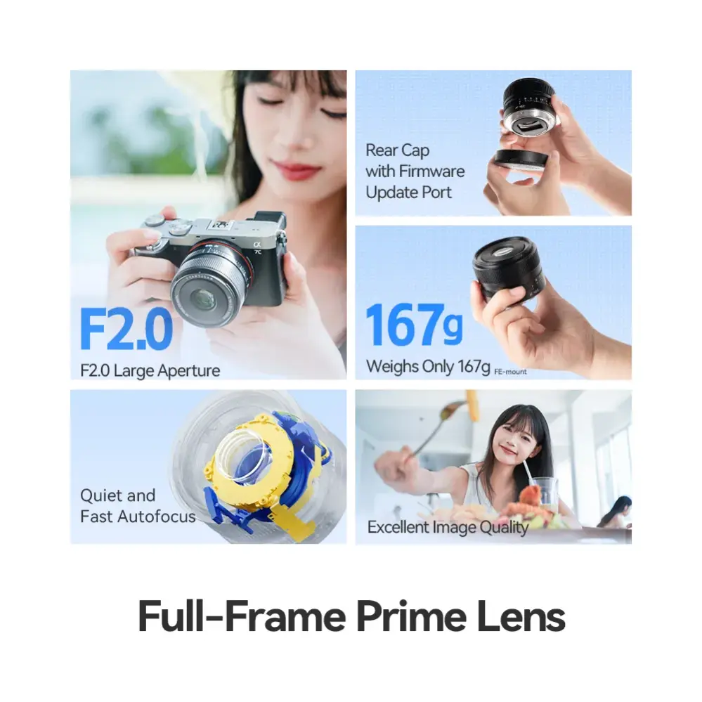  TTArtisan AF 40mm f/2.0 objektiv fullformat för Leica L från Kamda – snabb leverans och trygg e-handel