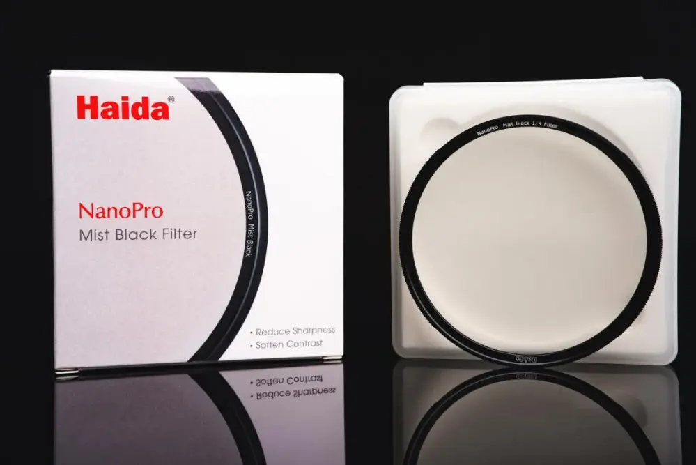  Haida NanoPro Mist Black 1/4 Filter – Filmisk känsla & mjukare ljus från Kamda – snabb leverans och trygg e-handel