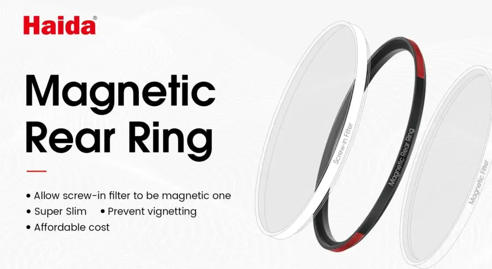Haida Magnetisk adapterring för baksida – Gör dina filter magnetiska