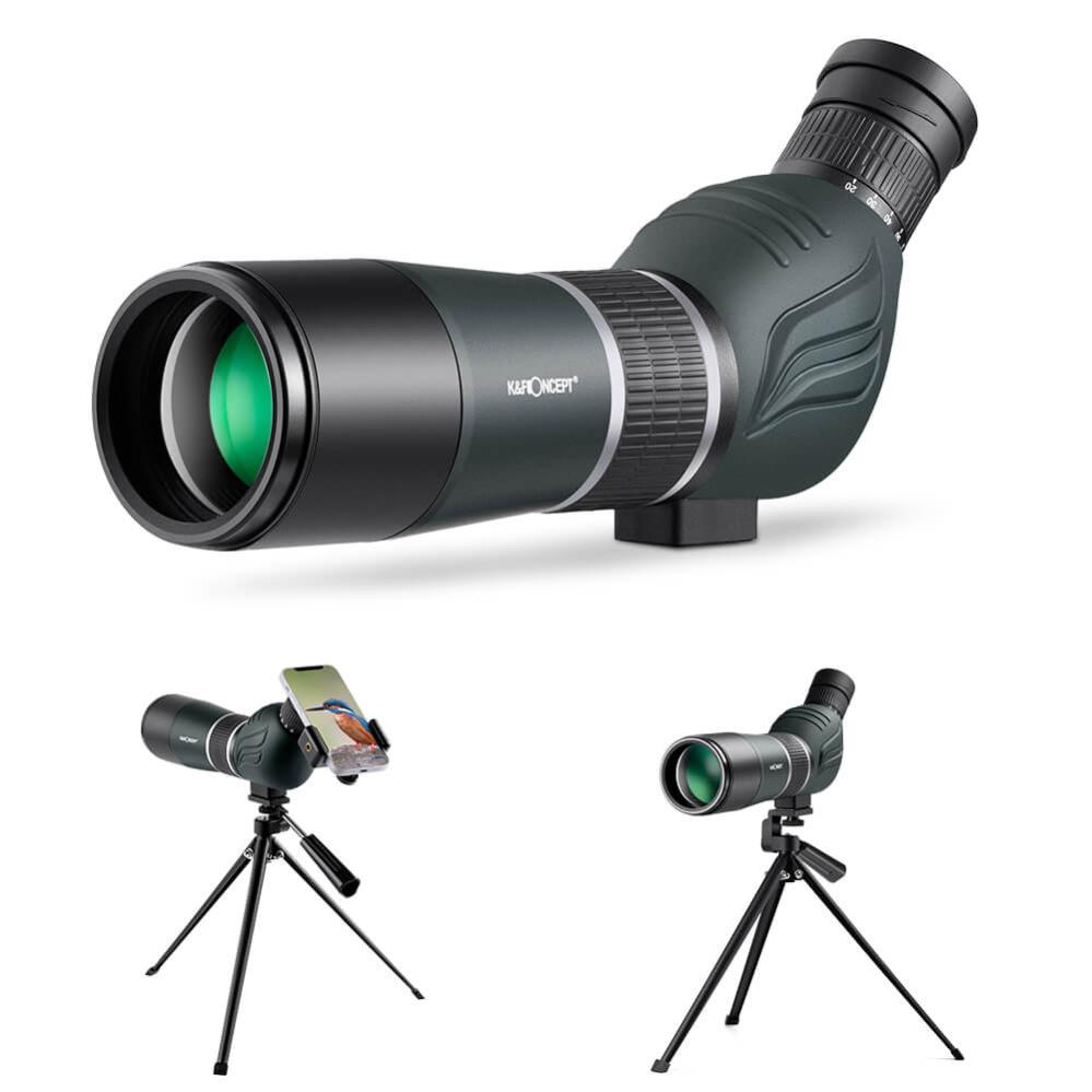 K&F Concept Tubkikare/Spottingscope/Telescope 20-60x med stativ
