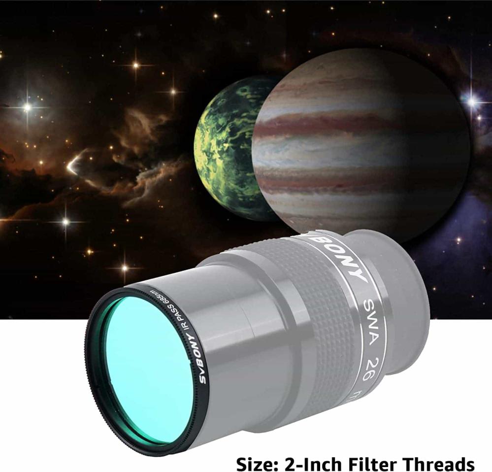 Svbony SV183 IR Pass 685 nm filter 2-tum – förbättrar kontrasten från Kamda – snabb leverans och trygg e-handel