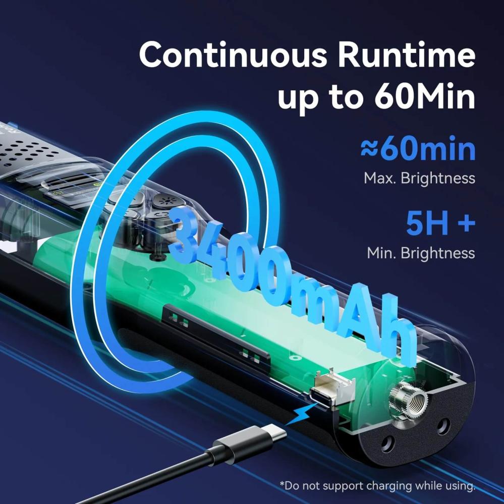 Ulanzi VL360 RGB LED Ljusstav – Handhållen belysning - Trasig display från Kamda – snabb leverans och trygg e-handel