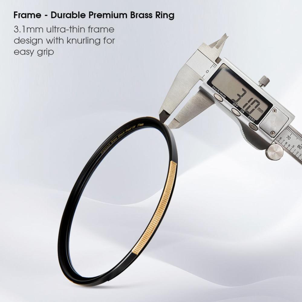 Haida Premium Brass Shock-Proof UV Filter