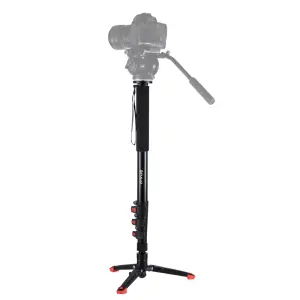  Puluz Enbensstativ självstående monopod med stödben 185cm trasig väska