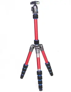  Nest Traveller Kamerastativ 139cm r&ouml;d utan kulled fr&aring;n Kamda &ndash; snabb leverans och trygg e-handel